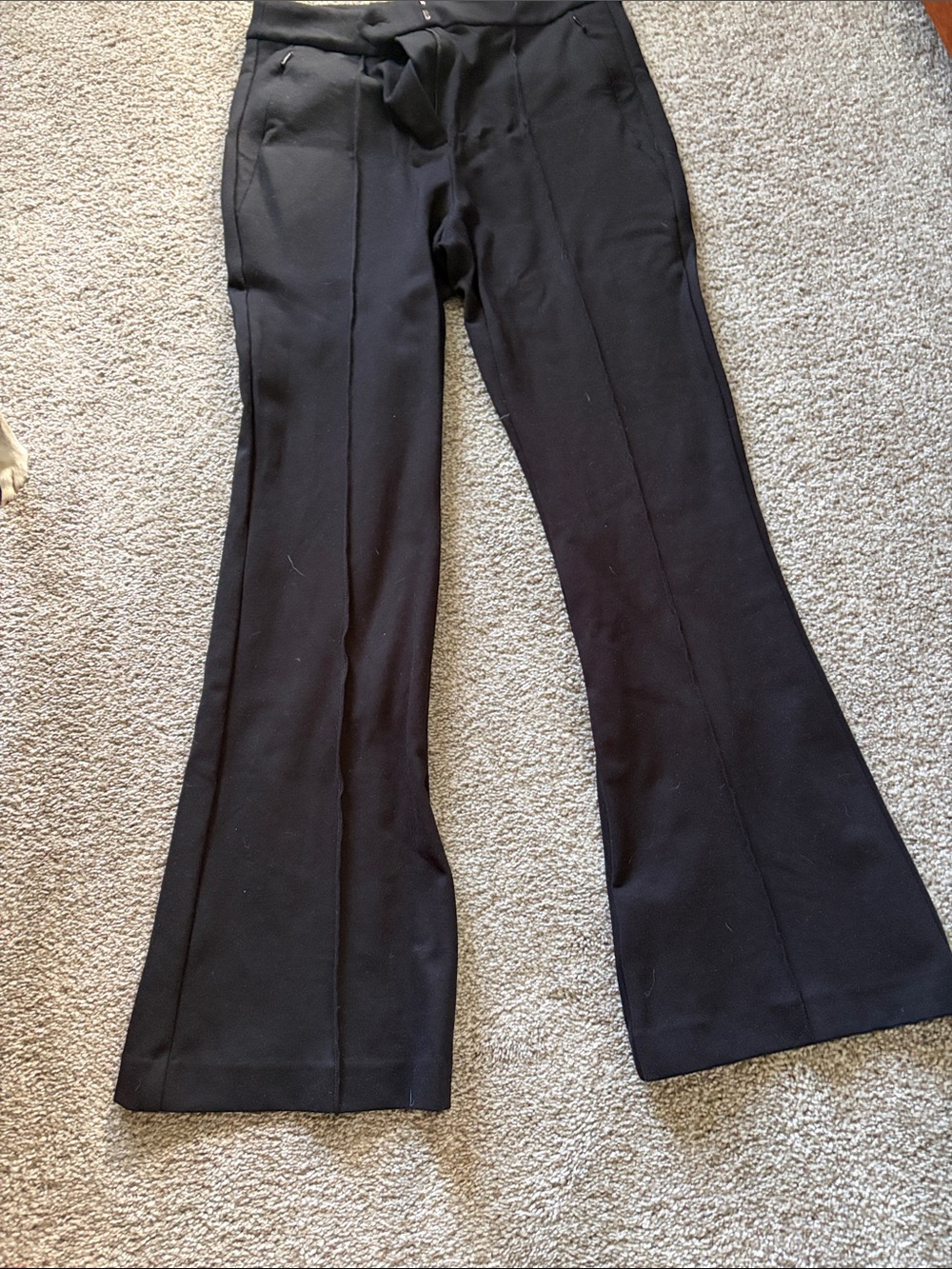 LOFT Black Boot Cut Ponte Pants
